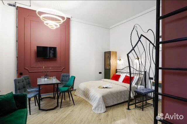 

Квартира-студия, 35 м², 2 кровати