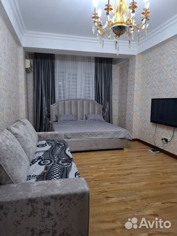 

1-к. квартира, 55 м², 2 кровати