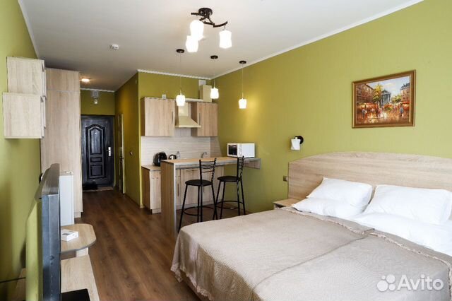 

Квартира-студия, 30 м², 2 кровати