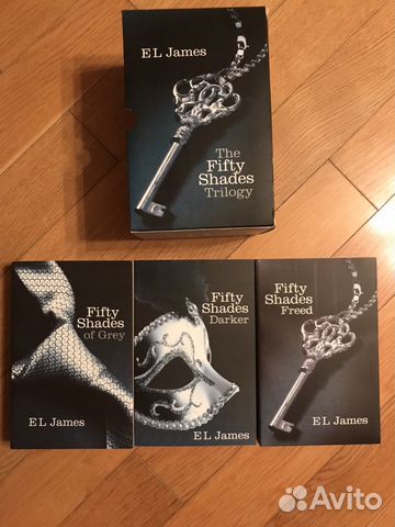Полная коллекция книг 50 оттенков серого на англий Полная коллекция книг 50 оттенков серого на англий