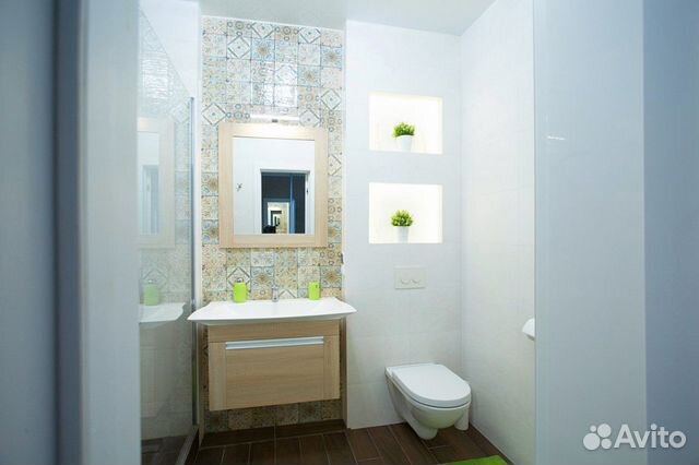 

1-к. квартира, 54 м², 2 кровати