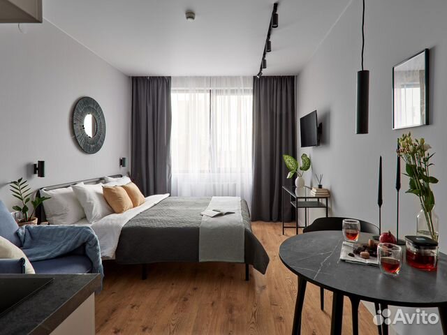 

Квартира-студия, 23 м², 1 кровать