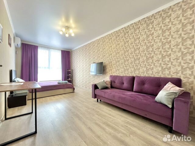 

1-к. квартира, 42 м², 2 кровати