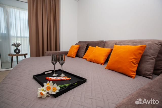 

Квартира-студия, 35 м², 1 кровать