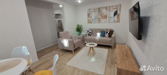 

2-к. квартира, 43 м², 2 кровати