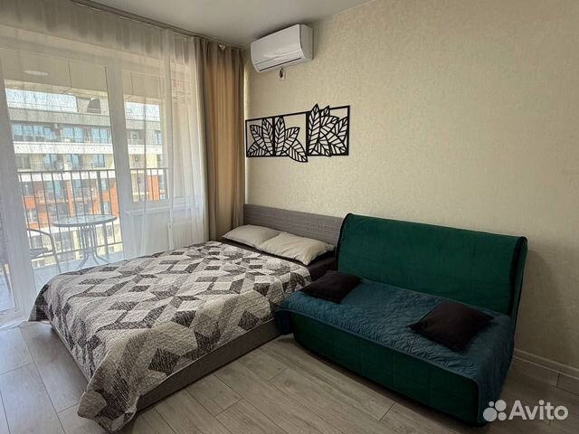 

Квартира-студия, 24 м², 2 кровати