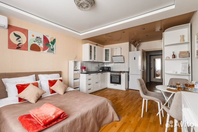 

Квартира-студия, 29,6 м², 2 кровати