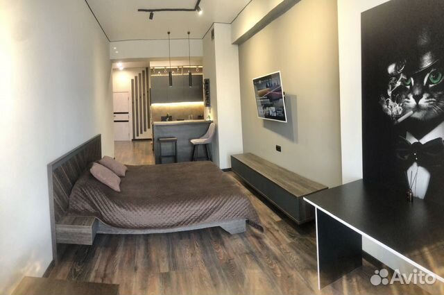 

Квартира-студия, 42 м², 1 кровать