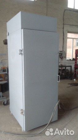 Коптильная камера с загрузкой 100кг.комбинн