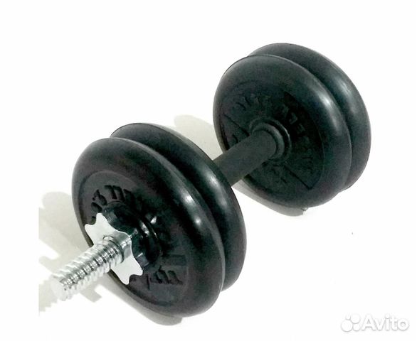 Гантель разборная обрезиненная 12кг titan Barbell