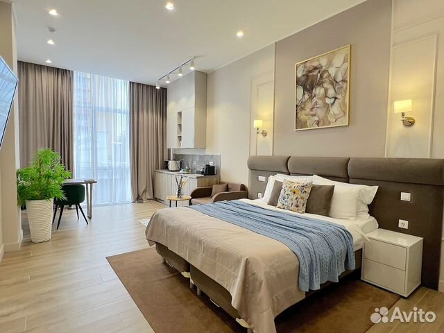 

Квартира-студия, 35 м², 2 кровати