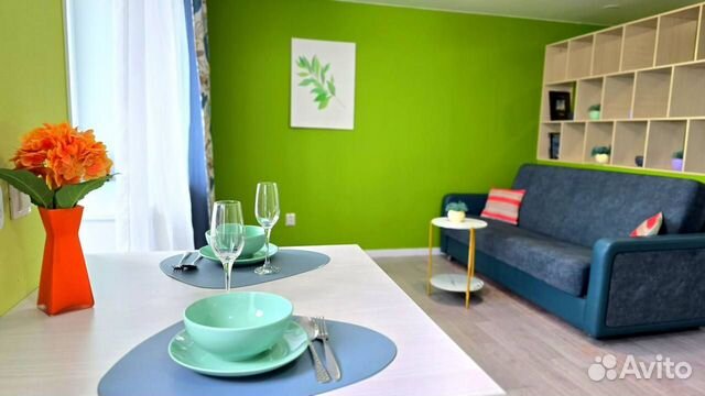 

Квартира-студия, 33 м², 2 кровати