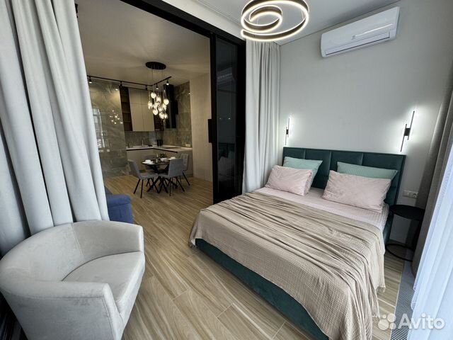 

Квартира-студия, 41 м², 2 кровати