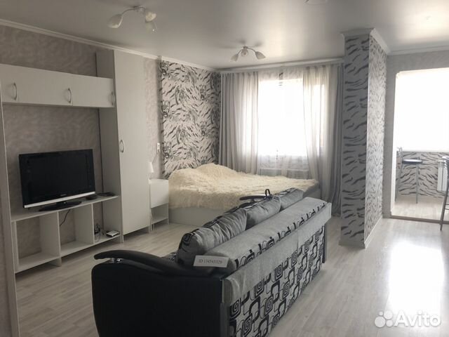 

Квартира-студия, 42 м², 2 кровати