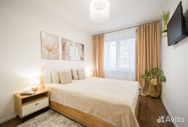 

1-к. квартира, 34,5 м², 2 кровати