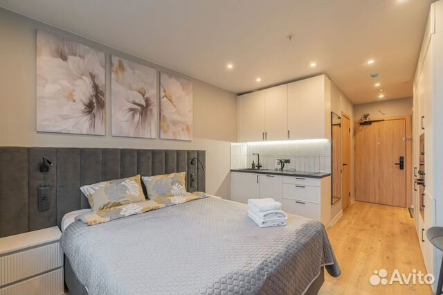 

Квартира-студия, 25 м², 1 кровать