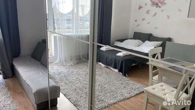 

Квартира-студия, 25 м², 3 кровати
