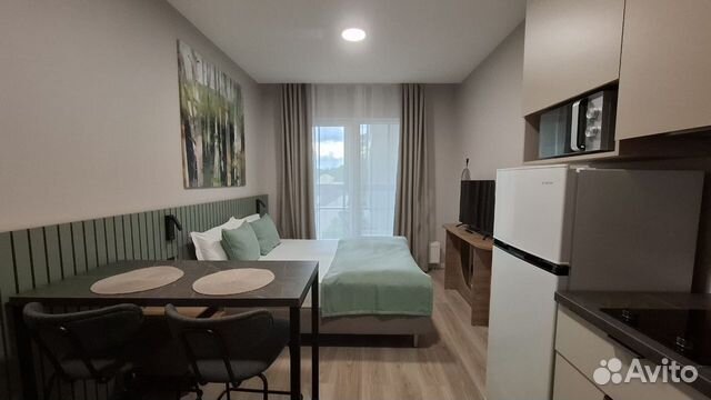 

Квартира-студия, 28 м², 1 кровать