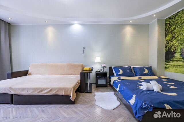 

1-к. квартира, 43 м², 2 кровати