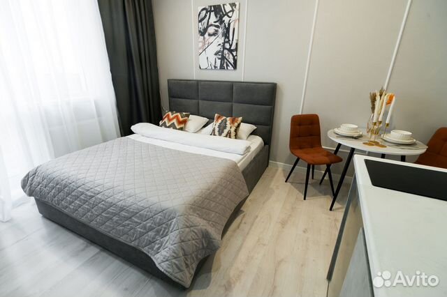

Квартира-студия, 30 м², 1 кровать