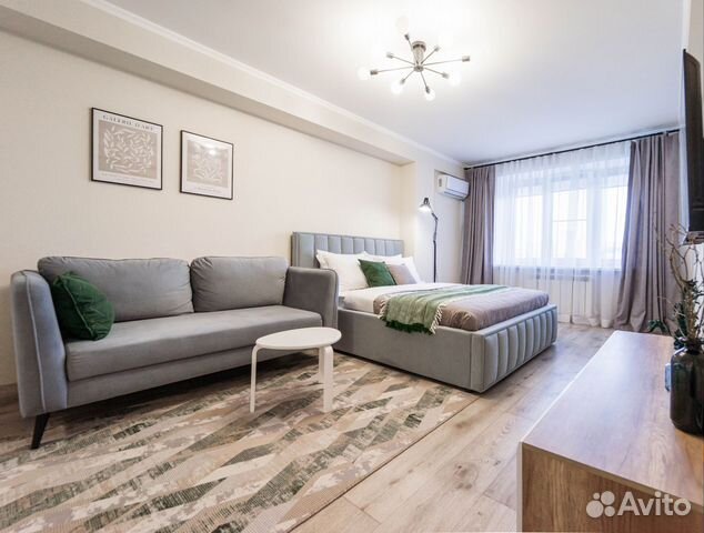 

1-к. квартира, 42 м², 2 кровати