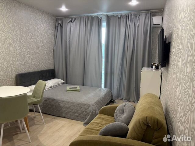 

Квартира-студия, 29 м², 2 кровати