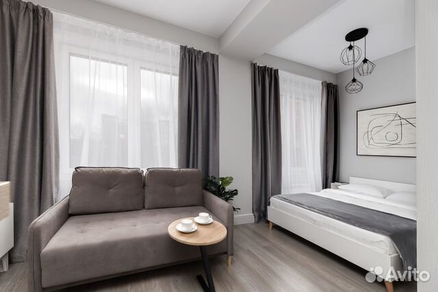 

Квартира-студия в апарт-отеле, 29 м², 2 кровати