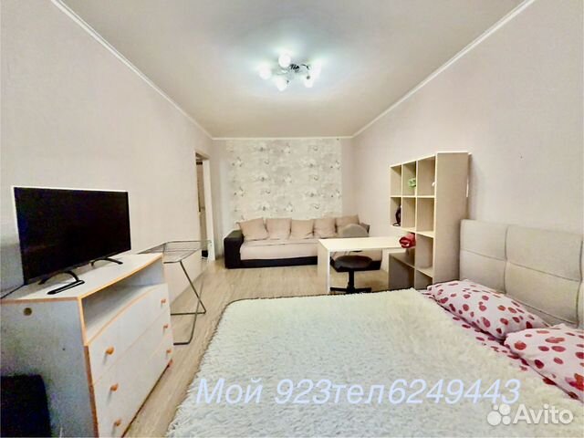 

1-к. квартира, 34 м², 2 кровати