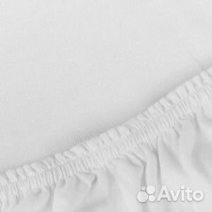 Трикотажные простыни на резинке. поплин. новые