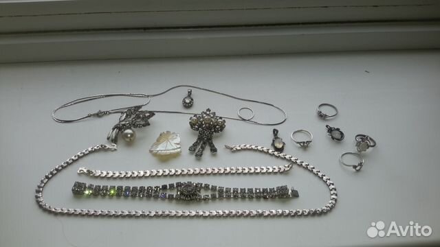 Украшения из серебра, бижутерия