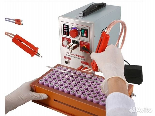 Контактная Сварка Li-Ion аккумуляторов 18650/Ni-Cd