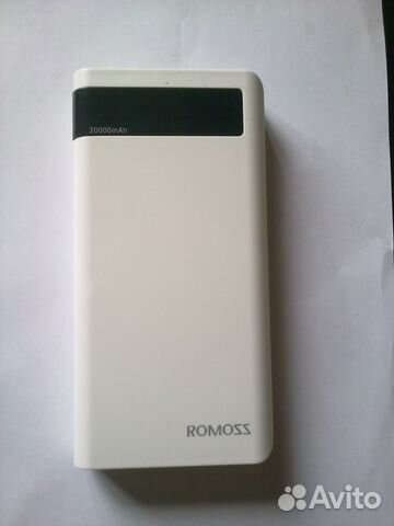 Внешний аккумулятор Romoss 20000mAh (2USB,2.1A+1А)