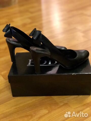 Туфли женские новые кожаные чёрные р-р 37