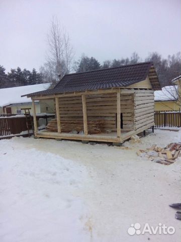 Сруб 4х6+2 с открытой террасой цена с установкой