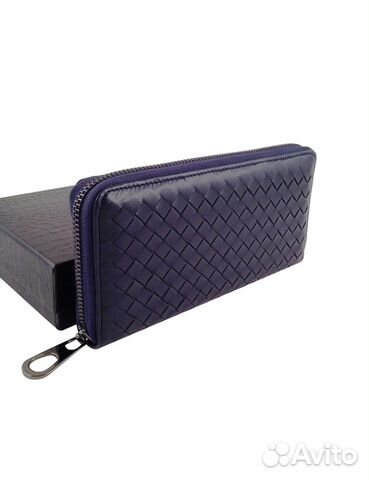 Кожаный клатч, кошелек Bottega Veneta арт.998-1