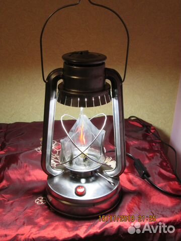 Винтажная настольная лампа, светильник