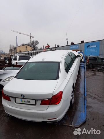 BMW 7 серия 4.4 AT, 2012, битый, 100 000 км