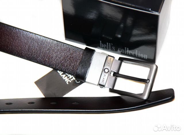 Мужской кожаный ремень -Montblanc- classic new Мужской кожаный ремень -Montblanc- classic new