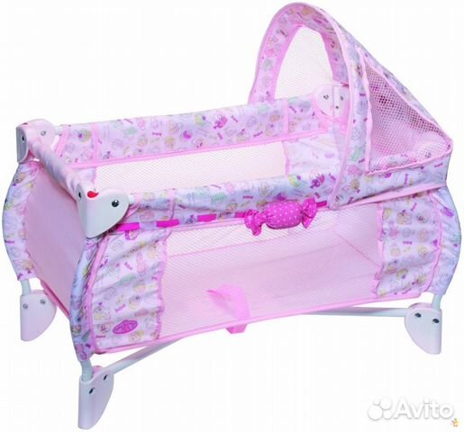 Складная кроватка-манеж для кукол Baby Annabell Складная кроватка-манеж для кукол Baby Annabell