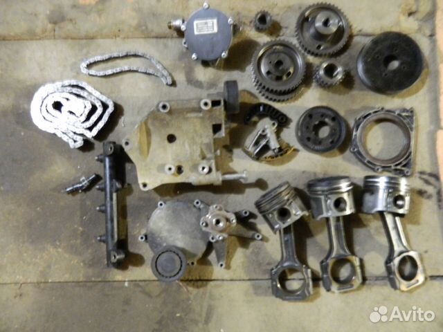 Двигатель D20 Ssang Yong kyron по запчастям