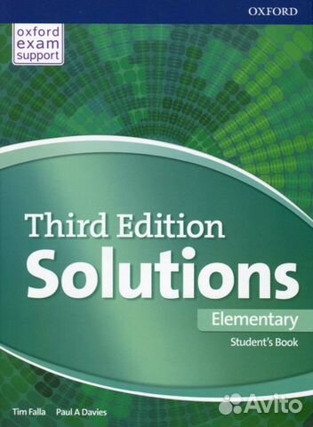 Solutions elementary 3rd edition vk