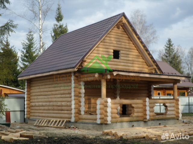 Сруб дома/бани 6х7 Сруб дома/бани 6х7