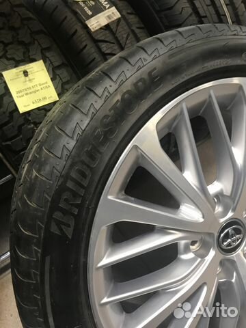 Комплект в сборе на Toyota Camry V70 R18 5*114.3 Комплект в сборе на Toyota Camry V70 R18 5*114.3