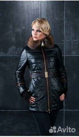 Пальто кожаное зимнее Пальто кожаное зимнее