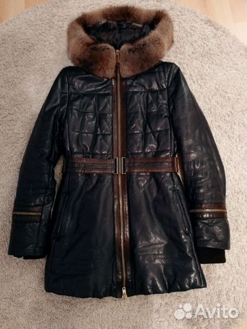 Пальто кожаное зимнее Пальто кожаное зимнее