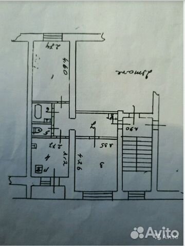 2-к квартира, 48 м², 2/5 эт.