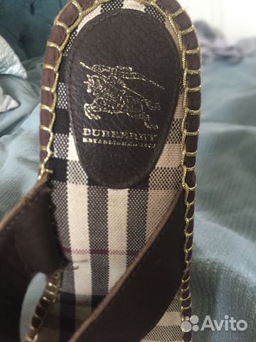 Шлепанцы Burberry оригинал