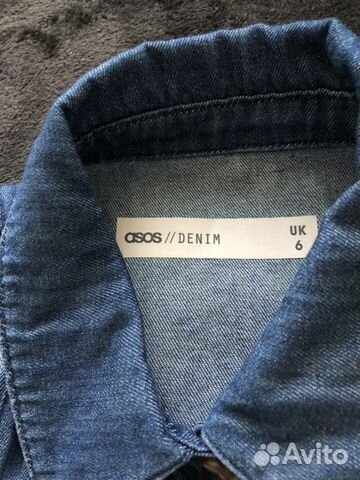 Рубашка джинсовая ASOS Рубашка джинсовая ASOS