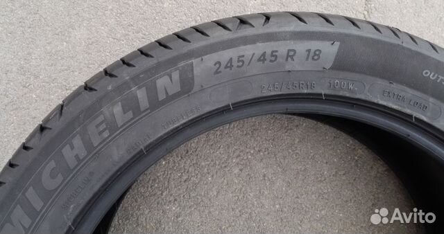 Новые Michelin Primacy 4 ZR 245/45 R18 XL 100 W
