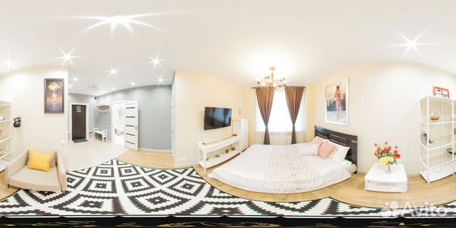 

1-к. квартира, 45 м², 2 кровати